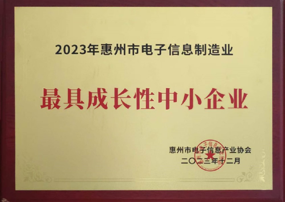 最具成长性中小企业